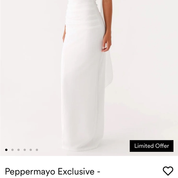 Peppermayo Dresses & Skirts - Peppermayo White Maxi Dress